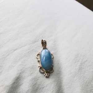 Blue Agate Pendant